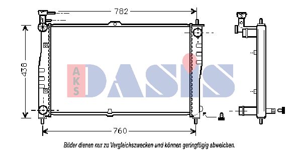 AKS DASIS Radiators, Motora dzesēšanas sistēma 510110N